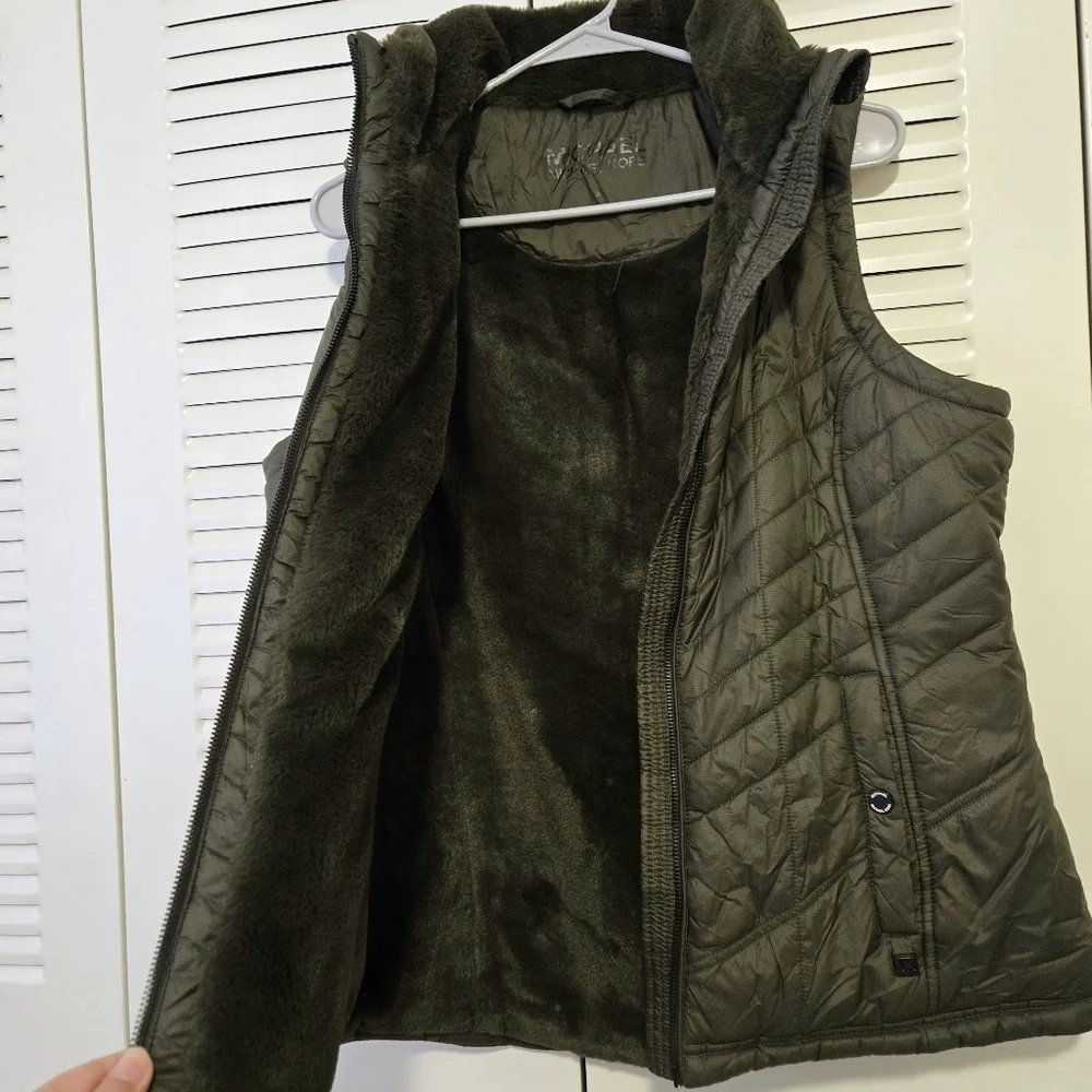 MICHAEL Michael Kors Women's Vest Forest Green Size M  #155